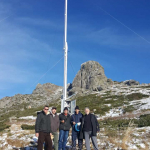 Postavljanje savremene meteorološke stanice kupljene u okviru NatRisk projekta na Staroj Planini 