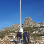 Postavljanje savremene meteorološke stanice kupljene u okviru NatRisk projekta na Staroj Planini 