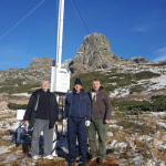 Postavljanje savremene meteorološke stanice kupljene u okviru NatRisk projekta na Staroj Planini 